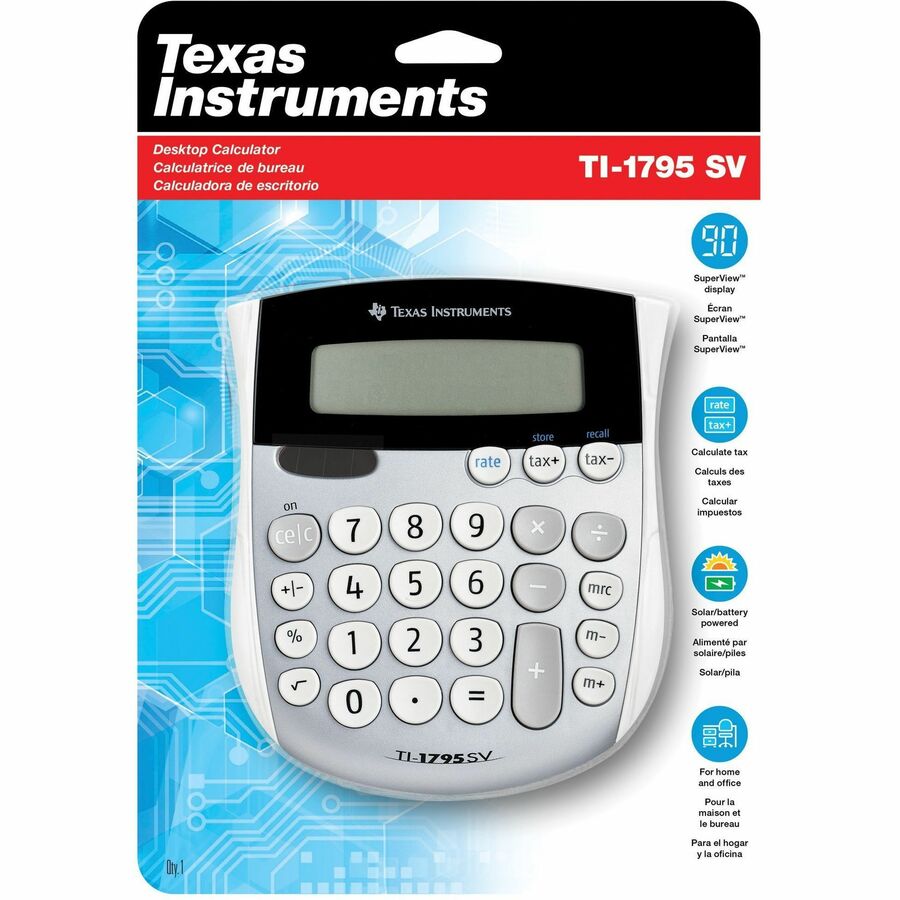 Alternate-Image1 Image for Texas Instruments TI-1795 SV Simple Calculator