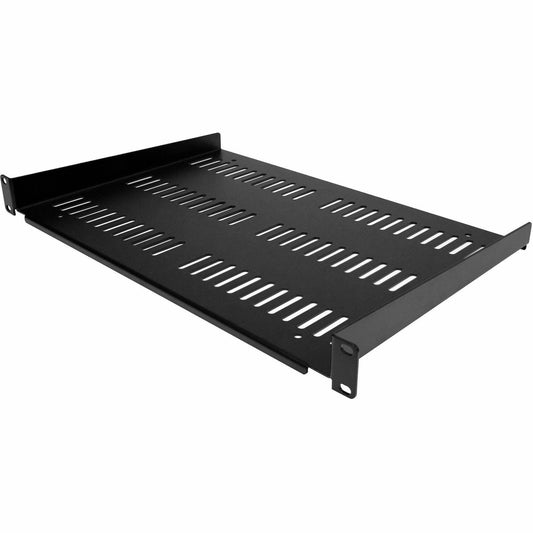 Main Image for StarTech.com 1U Vented Server Rack Cabinet Shelf - Fixed 12" Deep Cantilever Rackmount Tray for 19" Data/AV/Network Enclosure w/Cage Nuts