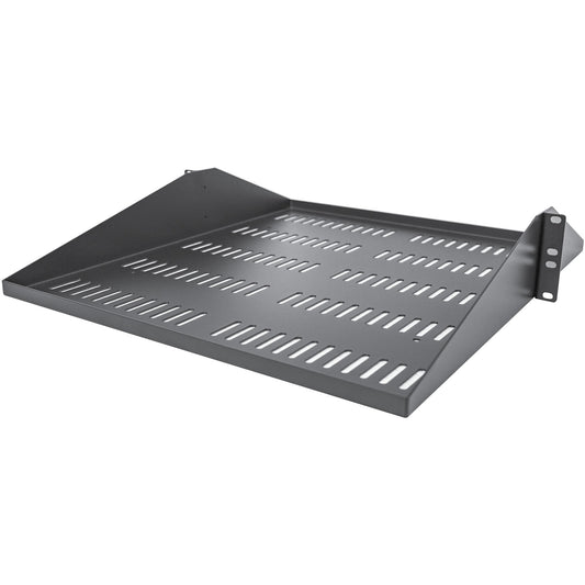 Main Image for StarTech 2U Vented Server Rack Shelf - Center Mount Fixed 20" Deep Cantilever Rackmount Tray for 19" Data/AV/Network w/Cage Nuts