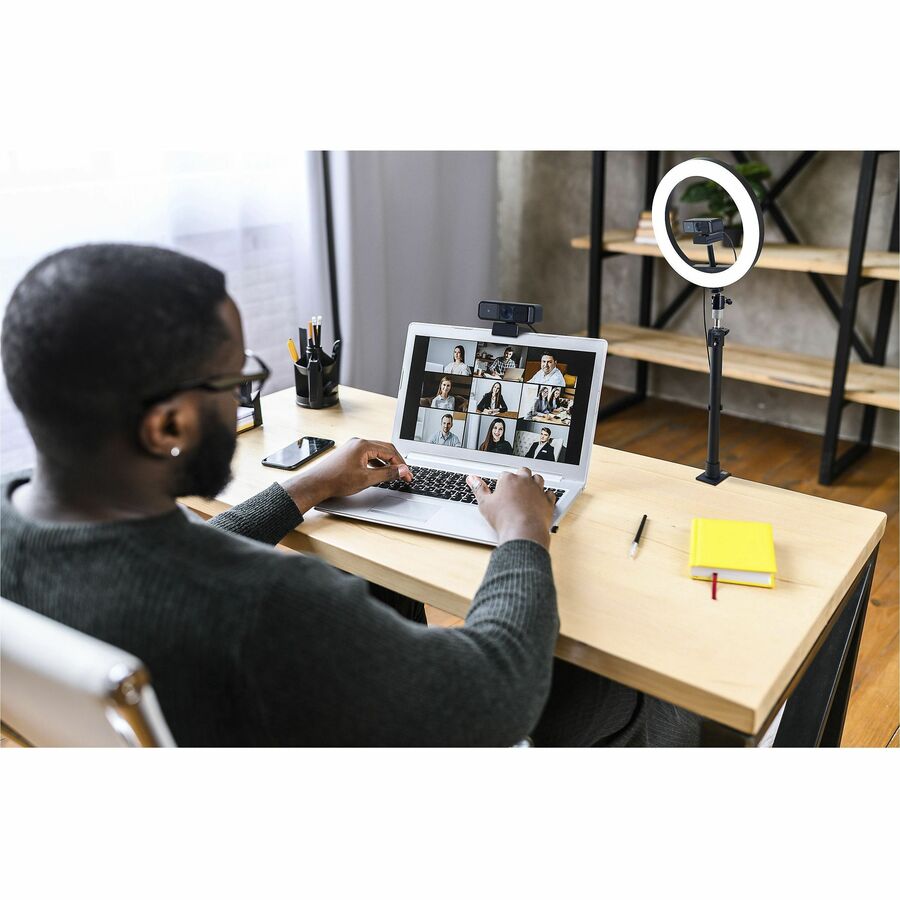 Life-Style Image for Kensington L1000 Bicolour Ring Light with Webcam Mount