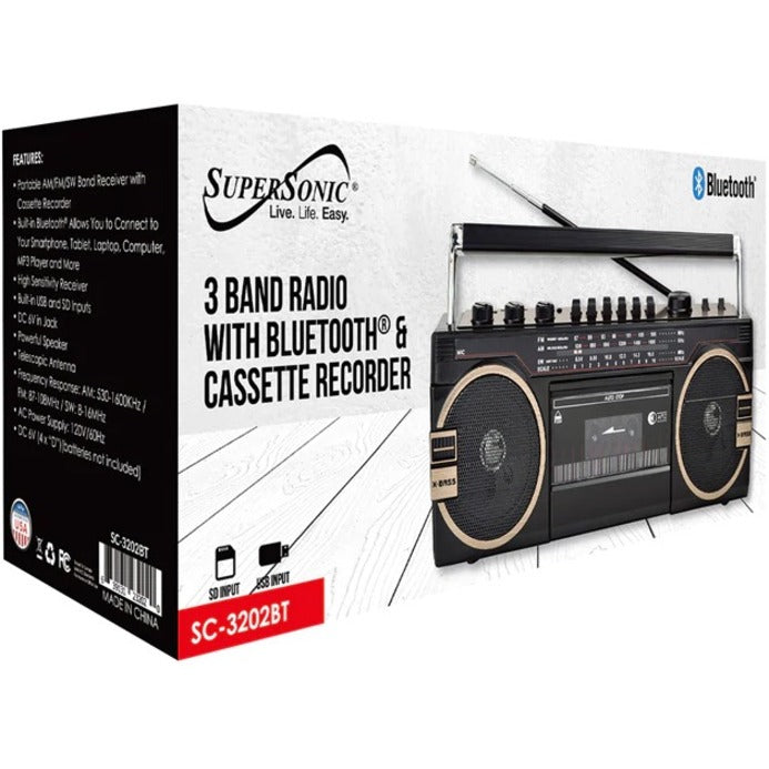 Alternate-Image1 Image for Supersonic SC-2121BT Micro Hi-Fi System - Black