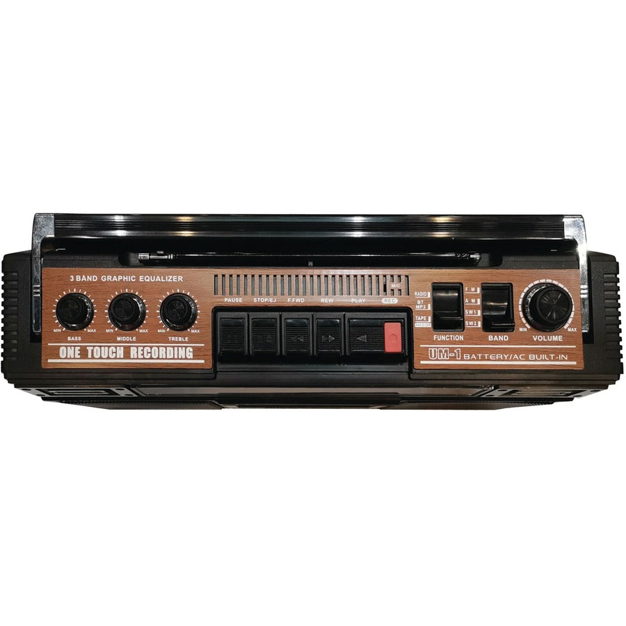 Alternate-Image2 Image for Supersonic 4 Band Radio & Cassette Player + Cassette To Mp3 Converter & Bluetooth