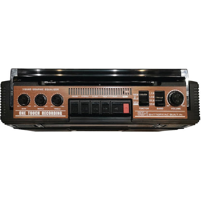 Alternate-Image2 Image for Supersonic 4 Band Radio & Cassette Player + Cassette To Mp3 Converter & Bluetooth