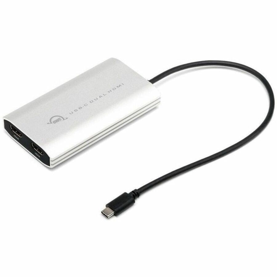 Alternate-Image2 Image for OWC USB-C to Dual HDMI 4K Adapter With DisplayLink