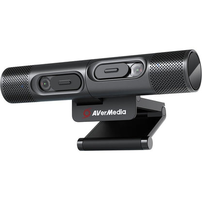Left Image for AVerMedia DualCam PW313D Video Conferencing Camera - 5 Megapixel - 30 fps - Black - USB 2.0 - 1 Pack(s) - TAA and NDAA Compliant