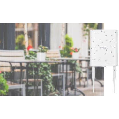 Alternate-Image2 Image for Zyxel WiFi 6 AX1800 Wireless Gigabit Outdoor Access Point | IP55 Rated | Mesh, Seamless Roaming & MU-MIMO | WPA3-PSK Security | Cloud, App or Direct Management | PoE+ Injector Included | NWA55AXE