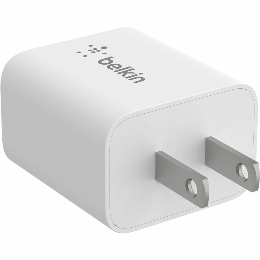 Alternate-Image4 Image for Belkin 20W Portable USB-C Wall Charger - 1xUSB-C (20W) - Fast Charge - Power Adapter - White