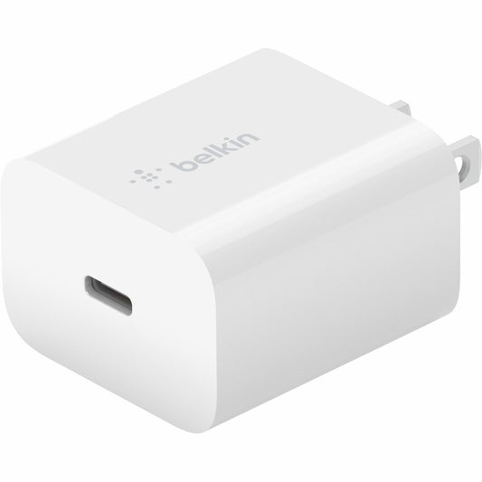 Main Image for Belkin 20W Portable USB-C Wall Charger - 1xUSB-C (20W) - Fast Charge - Power Adapter - White
