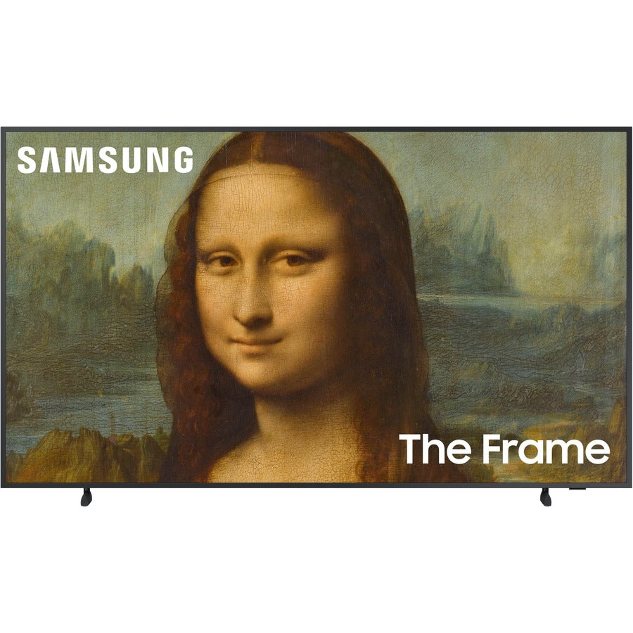 Front Image for Samsung The Frame QN50LS03BAF 49.5" Smart LED-LCD TV 2022 - 4K UHDTV - Charcoal Black, Black