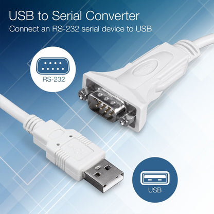 Alternate-Image9 Image for TRENDnet USB to Serial 9-Pin Converter Cable, TU-S9, USB to RS232 Serial Adapter, Supports Windows & Mac, USB 1.1, USB 2.0, USB 3.0, 64cm (25 in.) Cable Length, Plug & Play, White