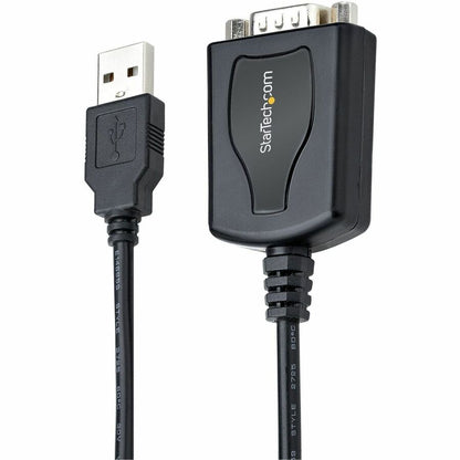 Alternate-Image6 Image for StarTech.com 3ft (1m) USB to Serial Cable with COM Port Retention, DB9 Male RS232 to USB Converter, USB to Serial Adapter, Prolific IC