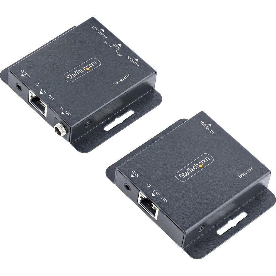 Alternate-Image5 Image for StarTech 4K HDMI Extender over CAT6/CAT5 Ethernet Cable, 4K 30Hz or 1080p 60Hz Video Extender, HDMI Transmitter and Receiver Kit