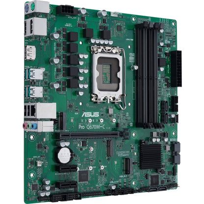 Alternate-Image5 Image for Asus PRO Q670M-C-CSM Desktop Motherboard - Intel Q670 Chipset - Socket LGA-1700 - Intel Optane Memory Ready - Micro ATX