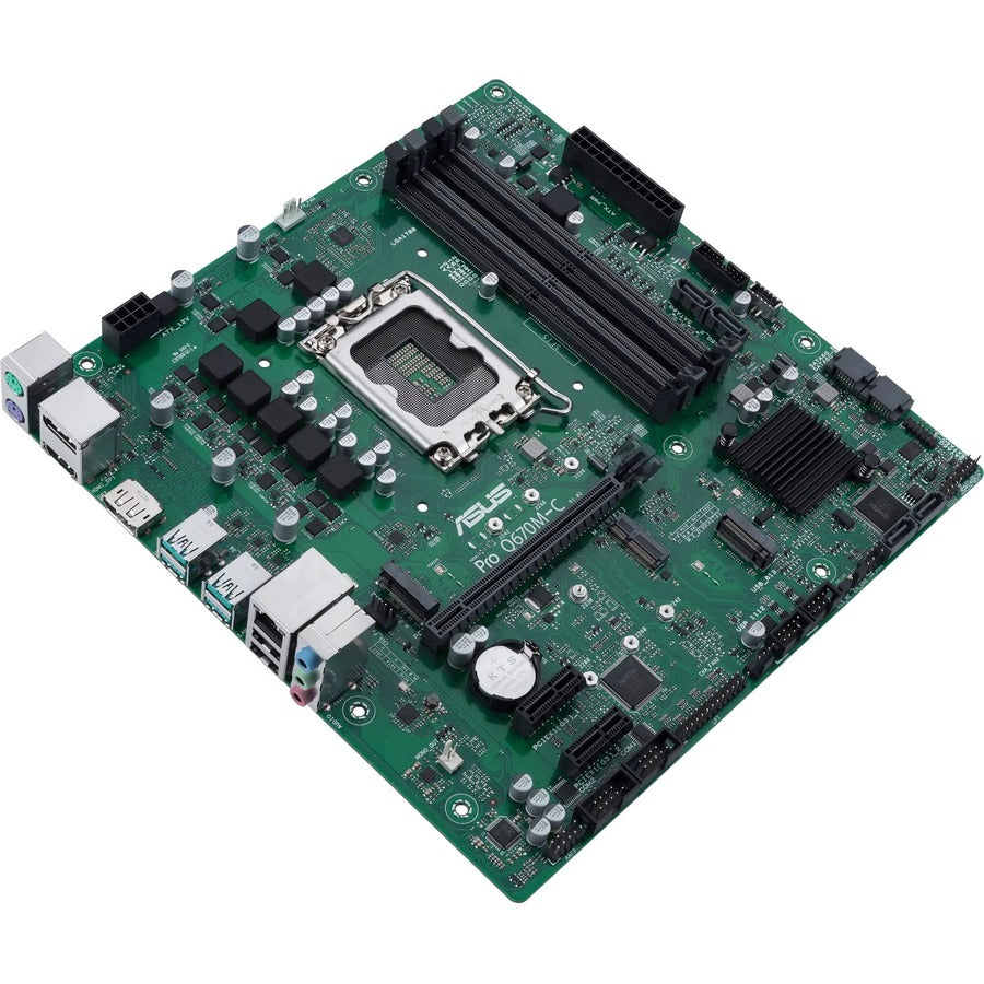 Alternate-Image3 Image for Asus PRO Q670M-C-CSM Desktop Motherboard - Intel Q670 Chipset - Socket LGA-1700 - Intel Optane Memory Ready - Micro ATX