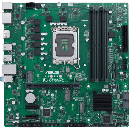 Main Image for Asus PRO Q670M-C-CSM Desktop Motherboard - Intel Q670 Chipset - Socket LGA-1700 - Intel Optane Memory Ready - Micro ATX