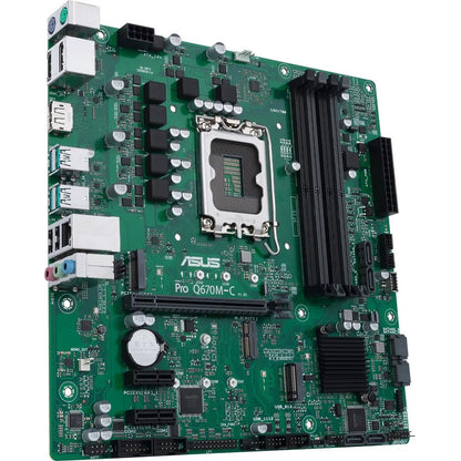 Alternate-Image4 Image for Asus PRO Q670M-C-CSM Desktop Motherboard - Intel Q670 Chipset - Socket LGA-1700 - Intel Optane Memory Ready - Micro ATX