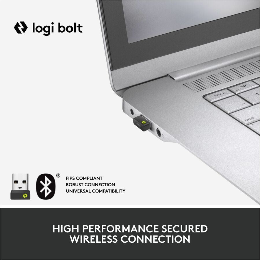 Alternate-Image1 Image for Logitech Lift for Business Left, Vertical Ergonomic Mouse - Left-handed, Wireless, Bluetooth or Secured Logi Bolt USB, Quiet clicks, Graphite