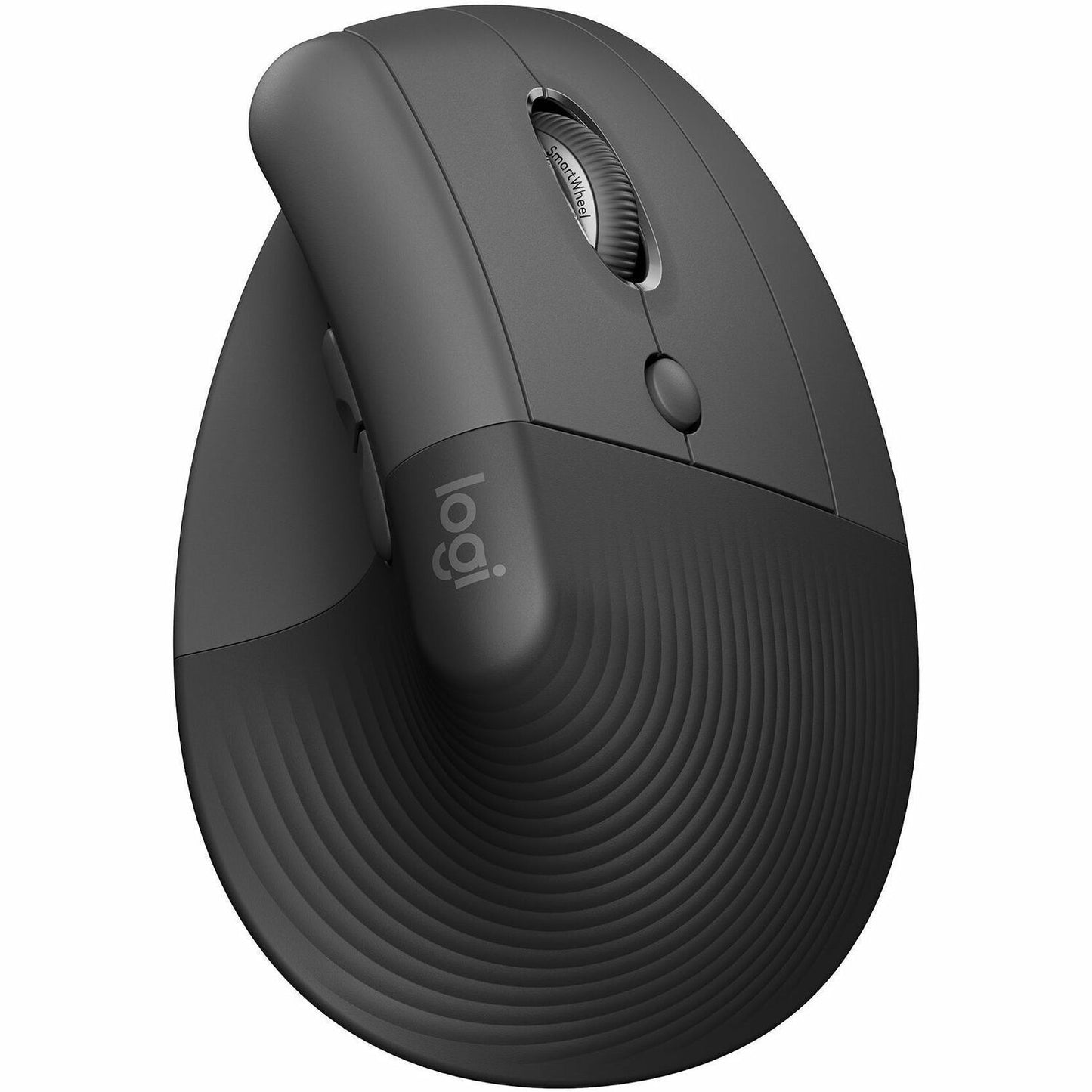 Main Image for Logitech Lift Vertical Ergonomic Mouse, Wireless, Bluetooth or Logi Bolt USB receiver, Quiet clicks, 4 buttons, Graphite