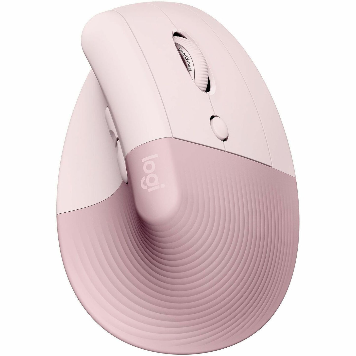 Main Image for Logitech Lift Vertical Ergonomic Mouse, Wireless, Bluetooth or Logi Bolt USB receiver, Quiet clicks, 4 buttons, Rose