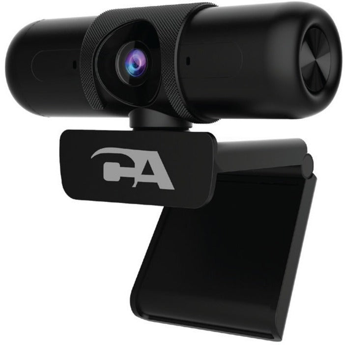 Left Image for Cyber Acoustics Essential Webcam - 5 Megapixel - 30 fps - Black - USB - 1 Pack(s)