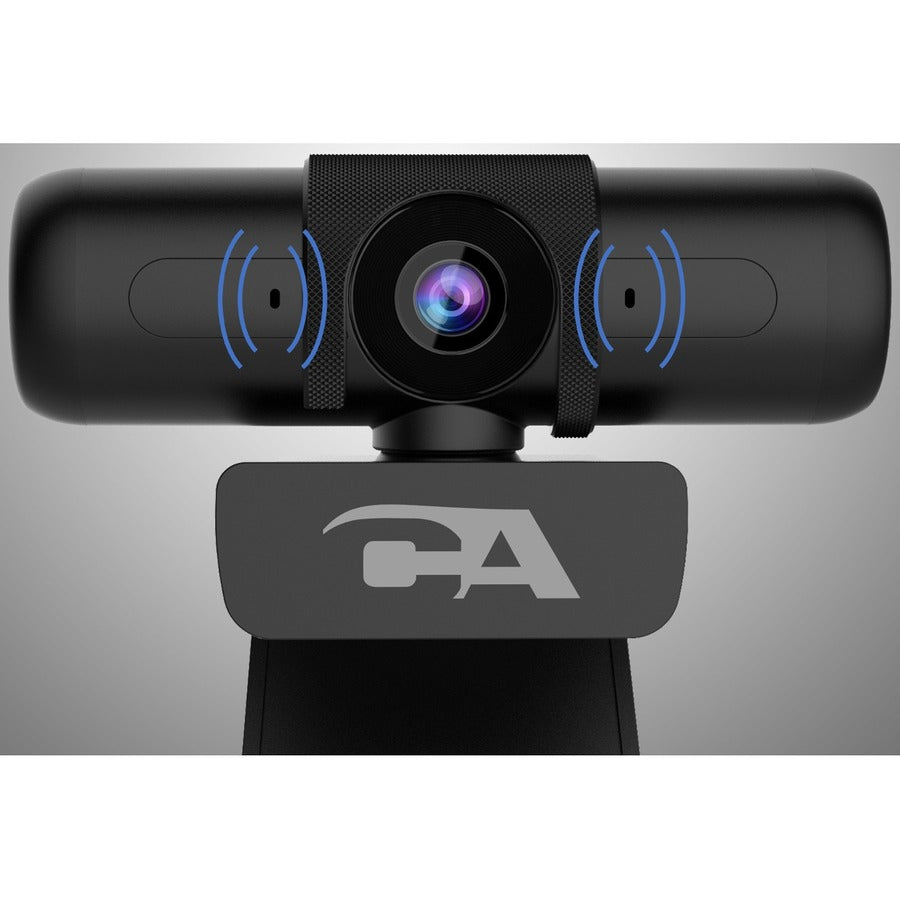 Alternate-Image1 Image for Cyber Acoustics Essential Webcam - 5 Megapixel - 30 fps - Black - USB - 1 Pack(s)