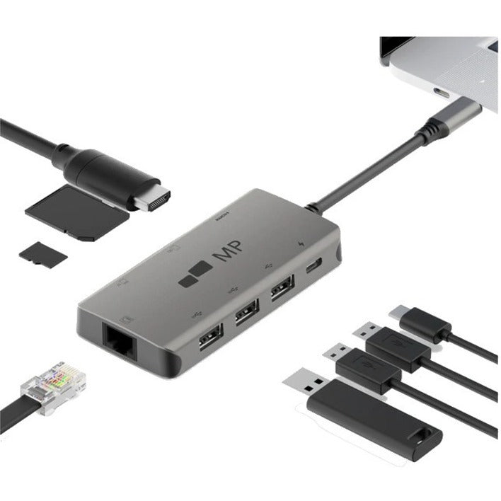 Alternate-Image5 Image for Mobile Pixels 8 in 1 USB-C Hub with 4K HDMI