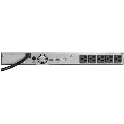 Rear Image for Tripp Lite by Eaton UPS 1440VA 1100W 120V Line-Interactive UPS - 5 NEMA 5-15R Outlets, Network Card Option, USB, DB9, 1U Rack/Tower/Vertical