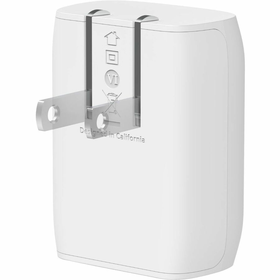 Alternate-Image3 Image for Belkin BoostCharge USB-C Wall Charger 20W (USB-C Cable with Lightning Connector included) - Power Adapter