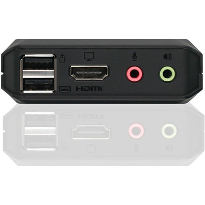 Alternate-Image2 Image for IOGEAR 2-Port 4K KVM Switch with HDMI, USB and Audio Connections