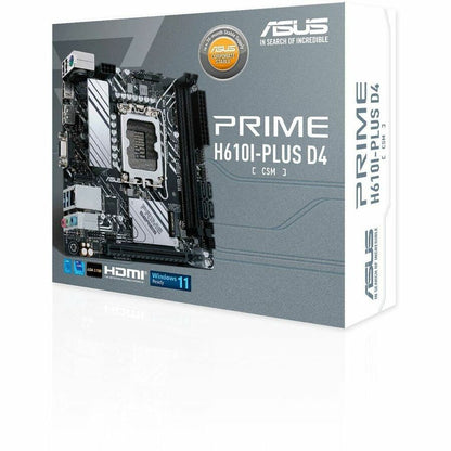Alternate-Image6 Image for Asus Prime PRIME H610I-PLUS D4-CSM Desktop Motherboard - Intel H610 Chipset - Socket LGA-1700 - Mini ITX