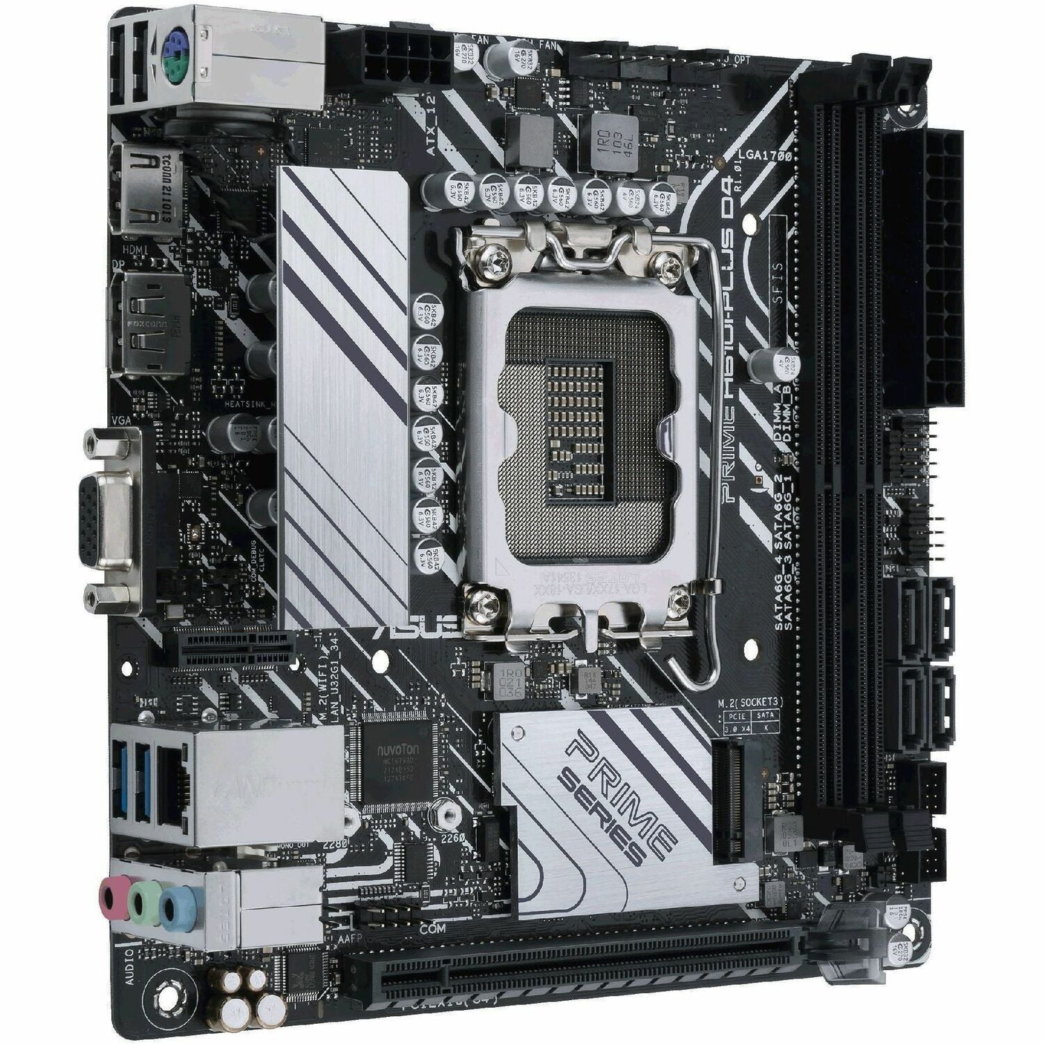 Main Image for Asus Prime PRIME H610I-PLUS D4-CSM Desktop Motherboard - Intel H610 Chipset - Socket LGA-1700 - Mini ITX