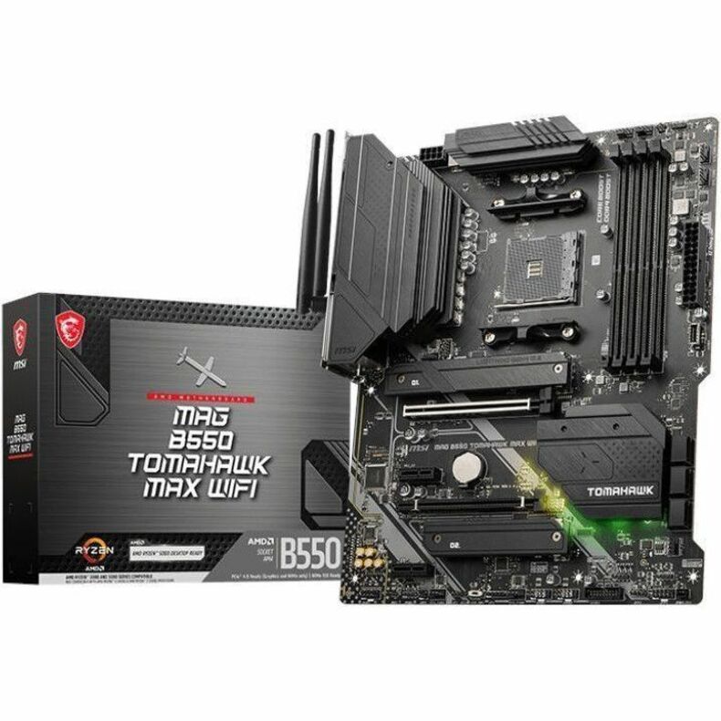 Alternate-Image3 Image for MSI MAG B550 TOMAHAWK MAX WIFI Desktop Motherboard - AMD B550 Chipset - Socket AM4 - ATX