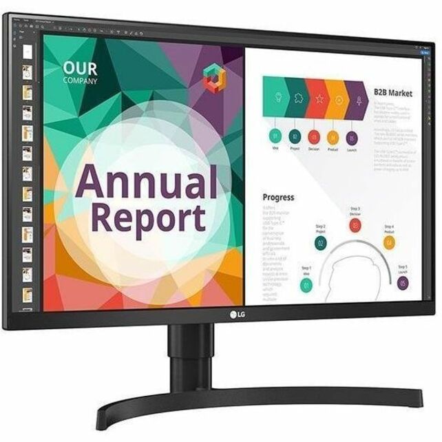 Right Image for LG 27BN85UN-B 27" Class LCD Monitor - 16:9 - Textured Black