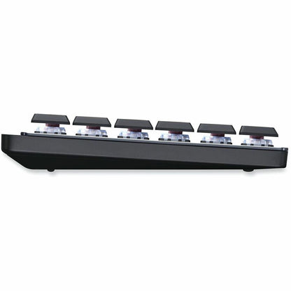 Left Image for Logitech MX Mechanical Wireless Illuminated Performance Keyboard, Tactile Quiet Switches, Bluetooth, Graphite