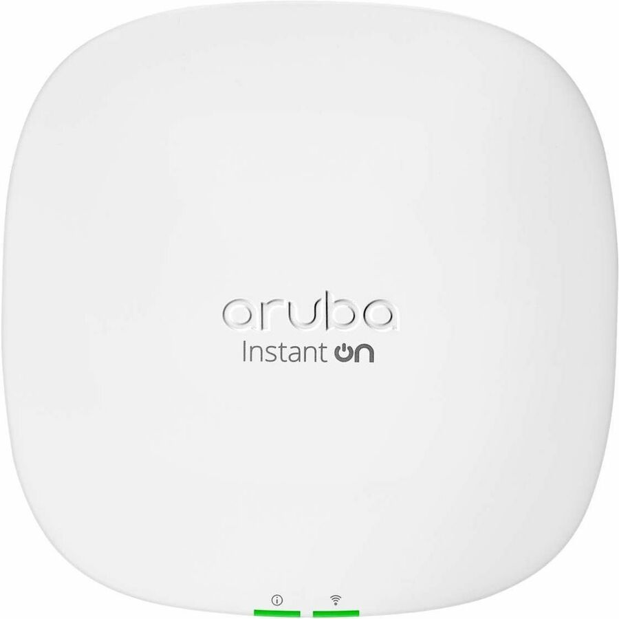 Front Image for HPE Instant On AP25 Dual Band Wi-Fi 6 802.11ax 5.30 Gbit/s Wireless Access Point - Indoor