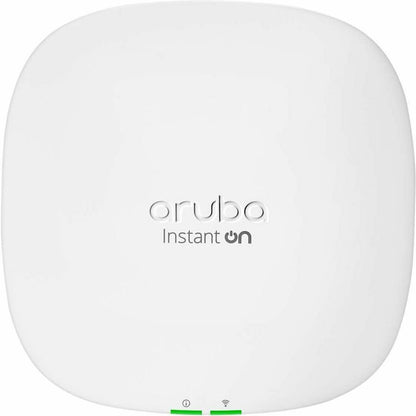 Front Image for HPE Instant On AP25 Dual Band Wi-Fi 6 802.11ax 5.30 Gbit/s Wireless Access Point - Indoor
