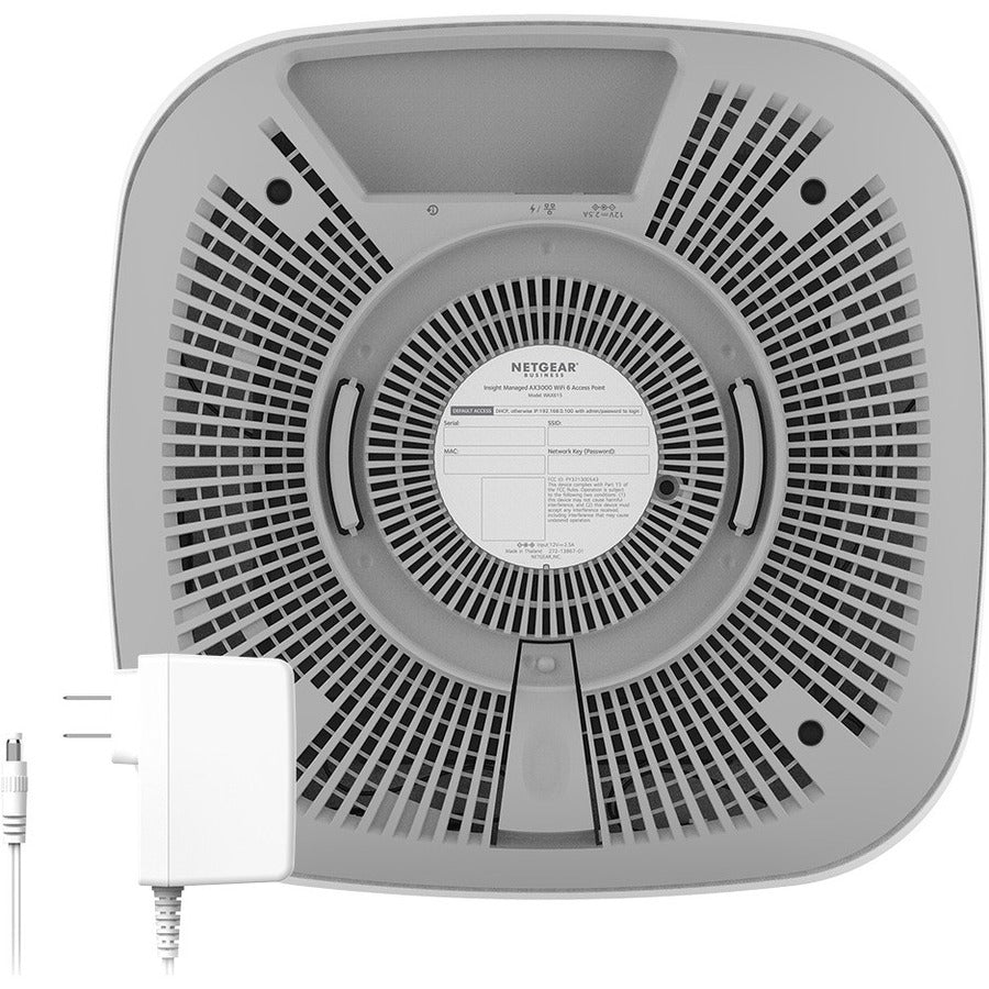 Rear Image for Netgear WAX615PA Dual Band Wi-Fi 6 IEEE 802.11 a/b/g/n/ac/ax/i 3 Gbit/s Wireless Access Point
