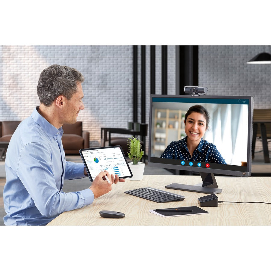 Alternate-Image5 Image for AVerMedia PW515 Webcam - 60 fps - USB 3.1 - TAA and NDAA Compliant
