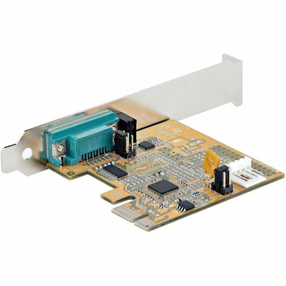 Alternate-Image1 Image for StarTech.com 1-Port PCI Express Serial Card, PCIe to RS232 (DB9) Serial Interface Card, 16C1050 UART, COM Retention, Low Profile, Win & Linux