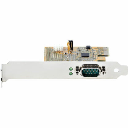 Alternate-Image2 Image for StarTech.com 1-Port PCI Express Serial Card, PCIe to RS232 (DB9) Serial Interface Card, 16C1050 UART, COM Retention, Low Profile, Win & Linux