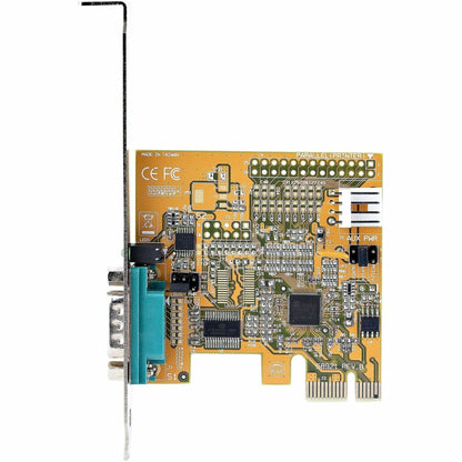 Main Image for StarTech.com 1-Port PCI Express Serial Card, PCIe to RS232 (DB9) Serial Interface Card, 16C1050 UART, COM Retention, Low Profile, Win & Linux