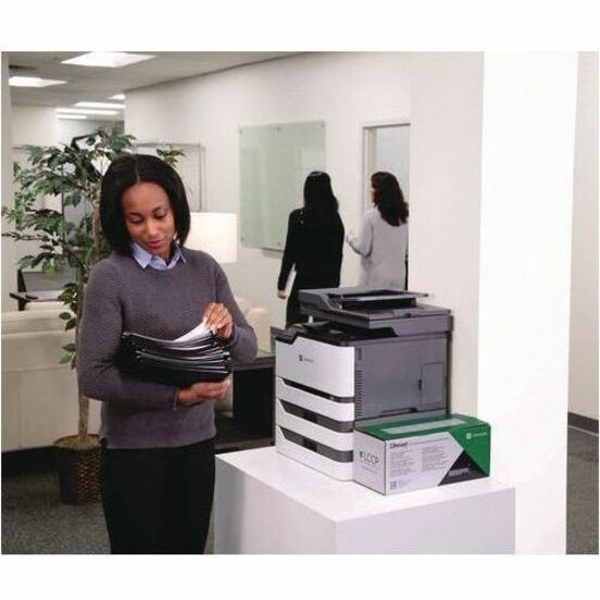 Alternate-Image1 Image for Lexmark Unison Original Laser Toner Cartridge - Yellow Pack