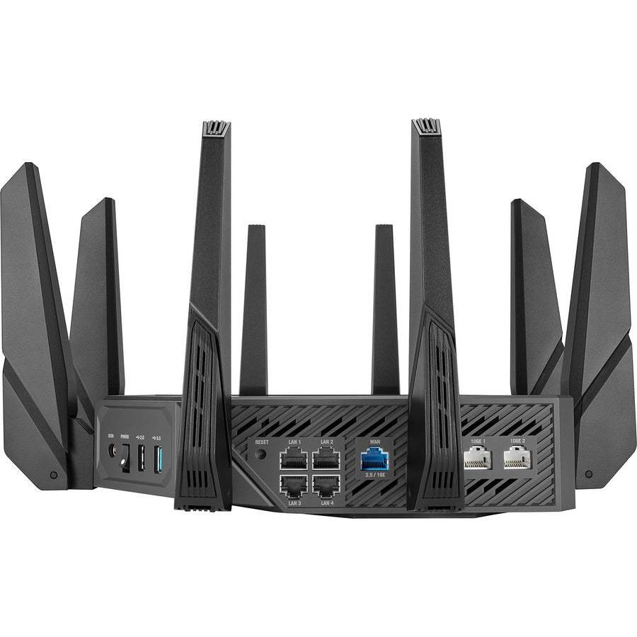 Rear Image for Asus ROG Rapture GT-AXE16000 Wi-Fi 6E IEEE 802.11ax Ethernet Wireless Router