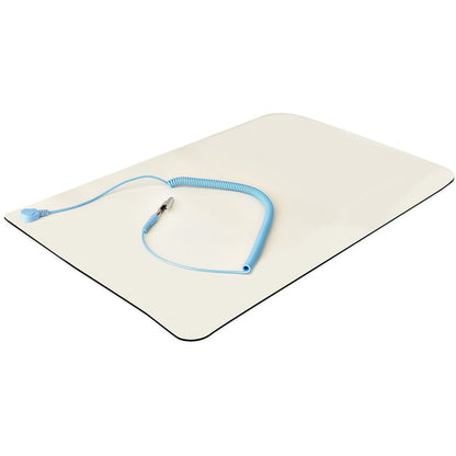 Alternate-Image2 Image for StarTech 11x18in Anti Static Mat, ESD Mat for Electronics Repair on Tables or Desks, Flexible Work Pad, Detachable Grounding Wire, TAA