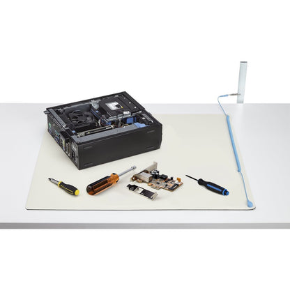 Alternate-Image5 Image for StarTech 11x18in Anti Static Mat, ESD Mat for Electronics Repair on Tables or Desks, Flexible Work Pad, Detachable Grounding Wire, TAA