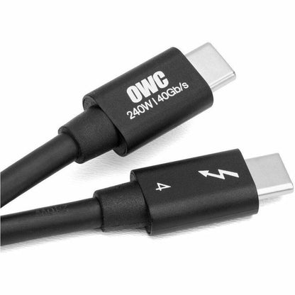 Main Image for OWC 0.7M (28") Thunderbolt 4 (USB-C) Cable for Thunderbolt And USB-C Devices - Black