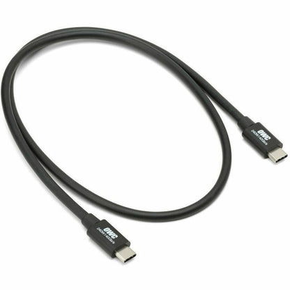 Alternate-Image1 Image for OWC 0.7M (28") Thunderbolt 4 (USB-C) Cable for Thunderbolt And USB-C Devices - Black
