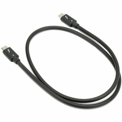 Alternate-Image2 Image for OWC 0.7M (28") Thunderbolt 4 (USB-C) Cable for Thunderbolt And USB-C Devices - Black