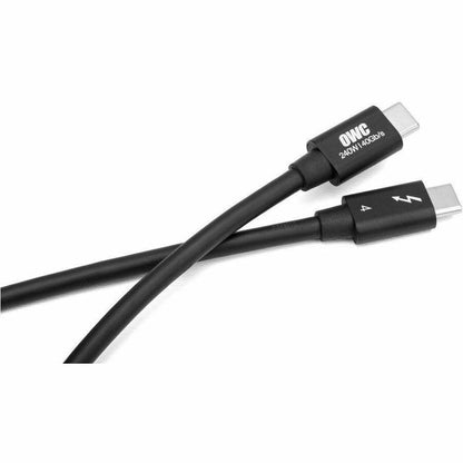 Alternate-Image3 Image for OWC 0.7M (28") Thunderbolt 4 (USB-C) Cable for Thunderbolt And USB-C Devices - Black