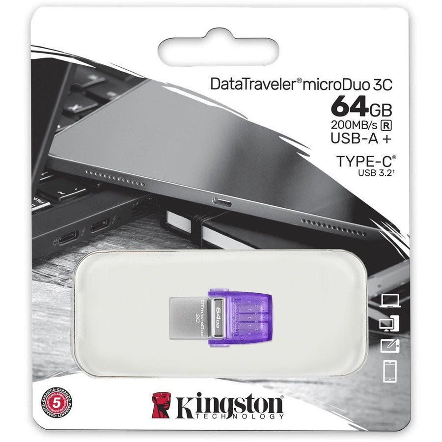 Alternate-Image1 Image for Kingston DataTraveler microDuo 3C USB Flash Drive